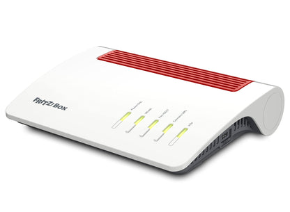 AVM FRITZ!Box 7590 AX (Wi-Fi 6, 2.400 + 1.200 Mbit/s, VDSL 300, Mesh, DECT, DE-Version) (Generalüberholt), Weiß