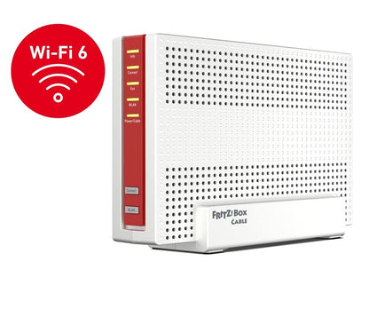 AVM FRITZ!Box 6690 Cable (DOCSIS 3.1, Wi-Fi 6, 4.800 + 1.200 Mbit/s, 2.5-Gbit LAN, USB 3.0, DECT)
